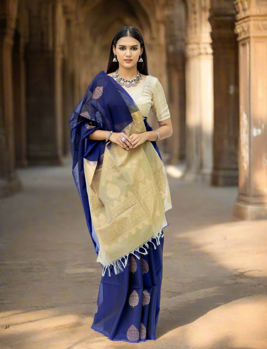 Cotton Silk Sarees vs. Organza Sarees: Which is the Ultimate Choice? - Nirzara