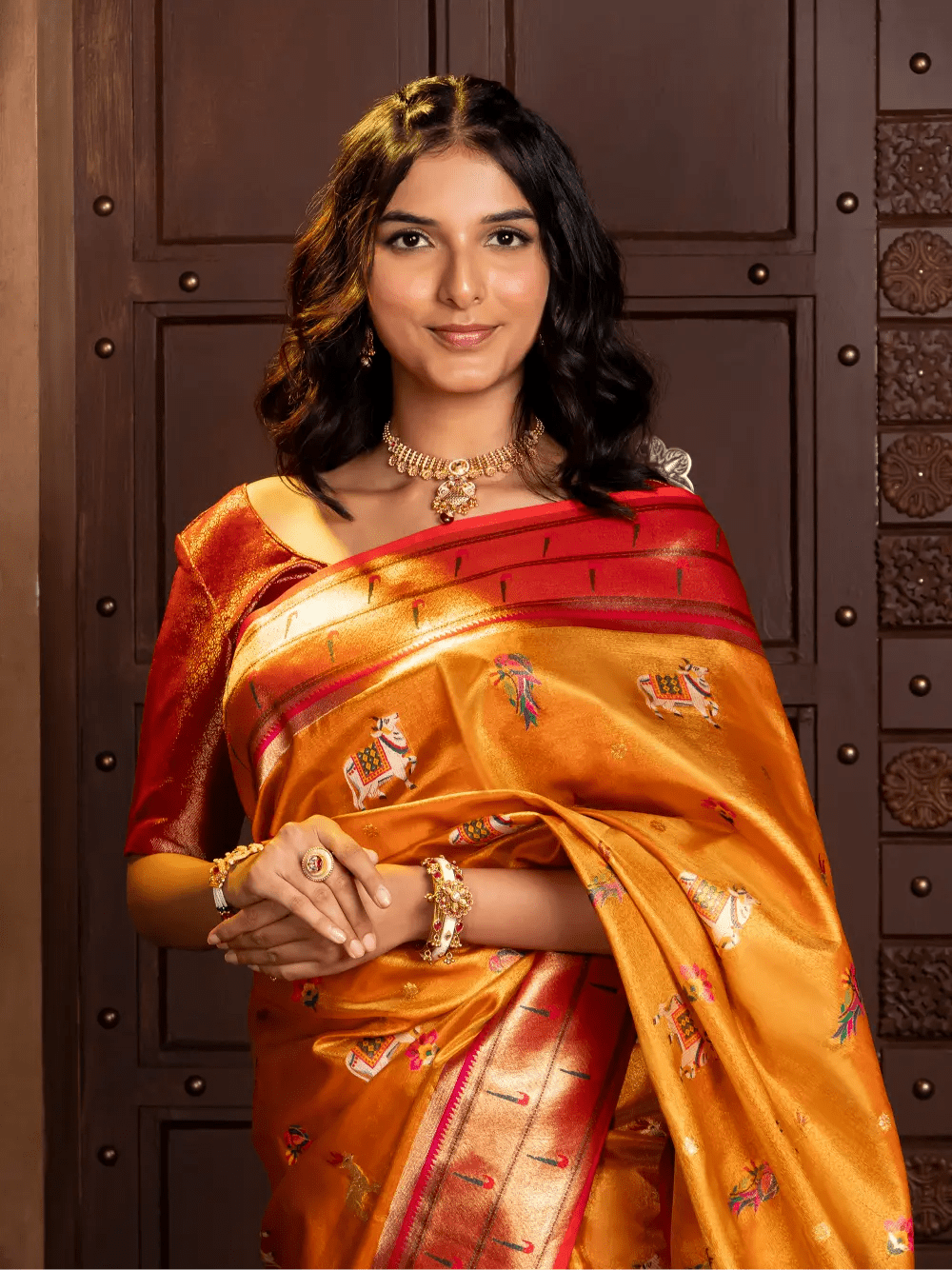 Banarasi Kora Silk Saree - Nirzara