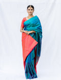 Blue Pure Soft Silk Saree - Nirzara