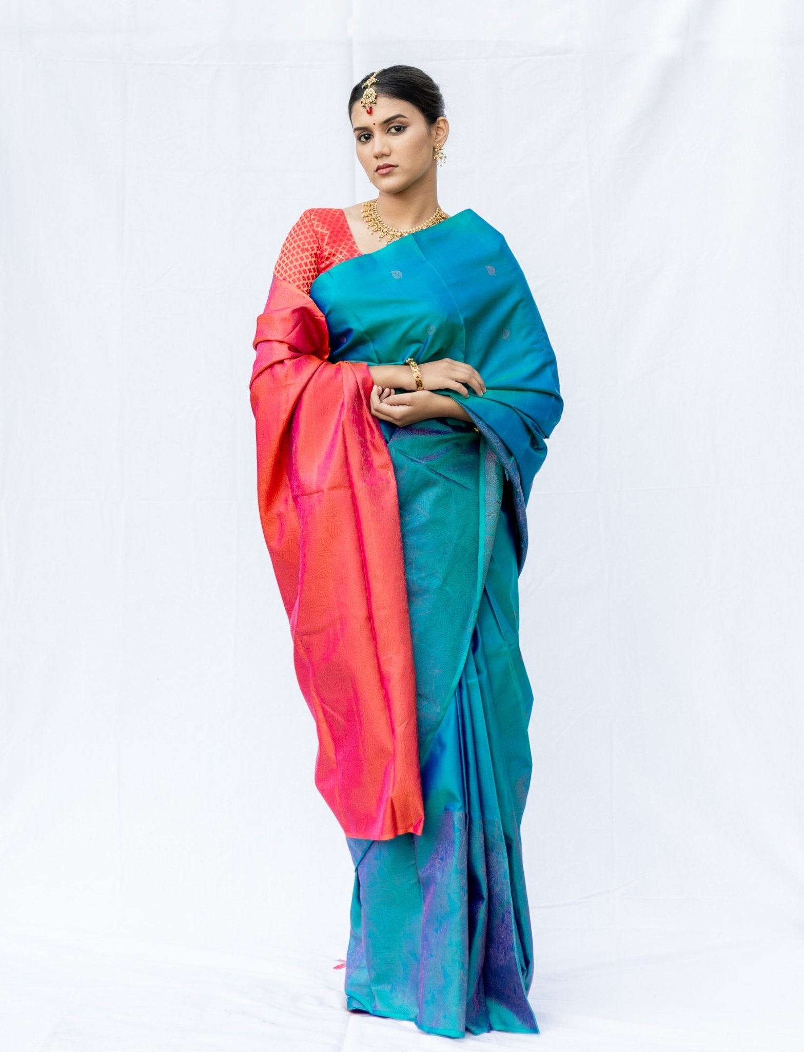 Blue Pure Soft Silk Saree - Nirzara