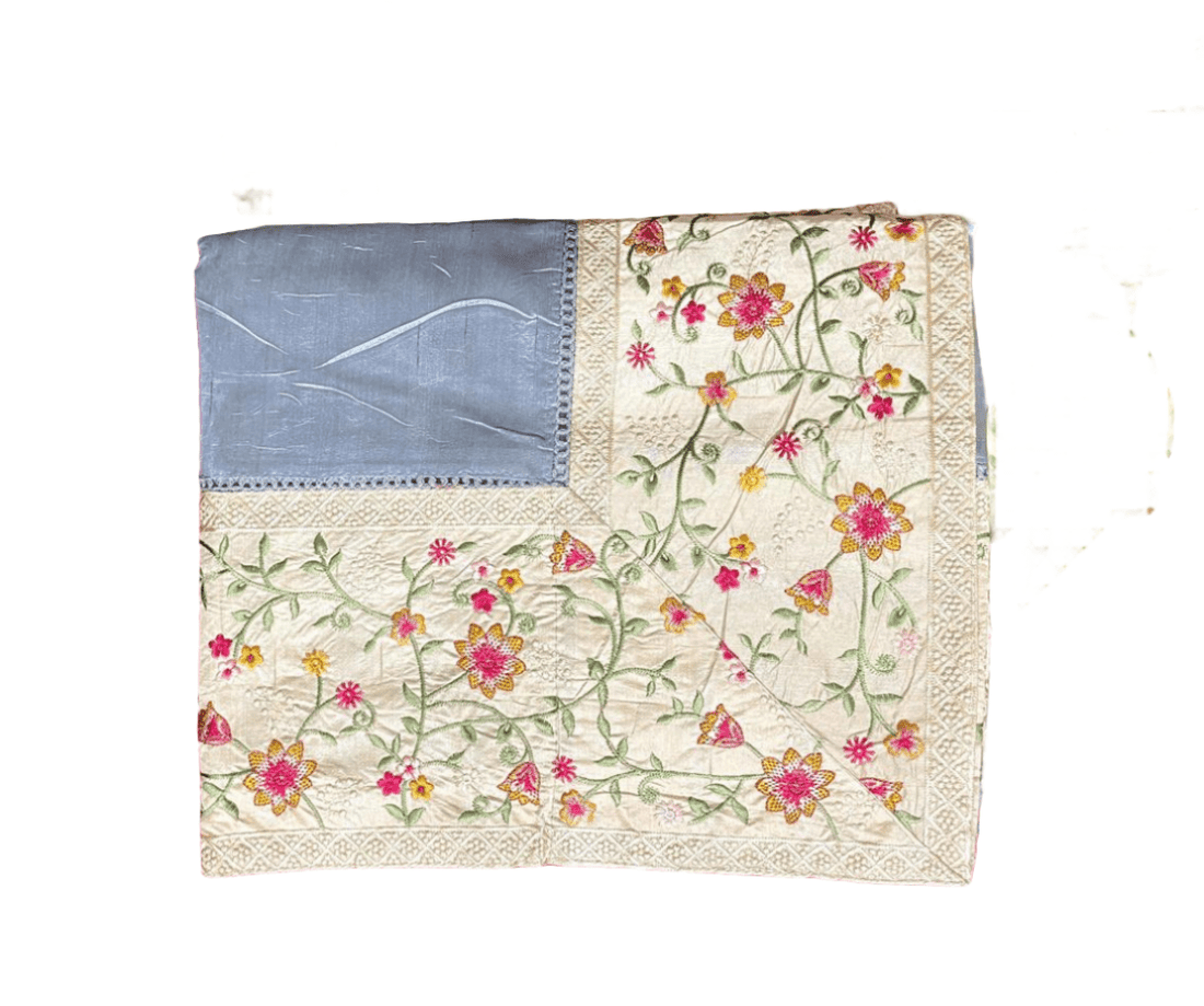 Grey Banarasi Cotton Saree - Nirzara