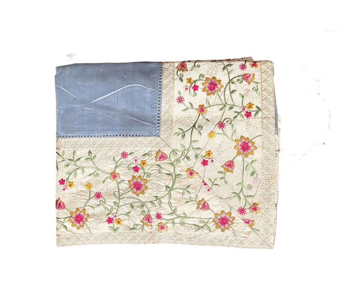 Grey Banarasi Cotton Saree - Nirzara