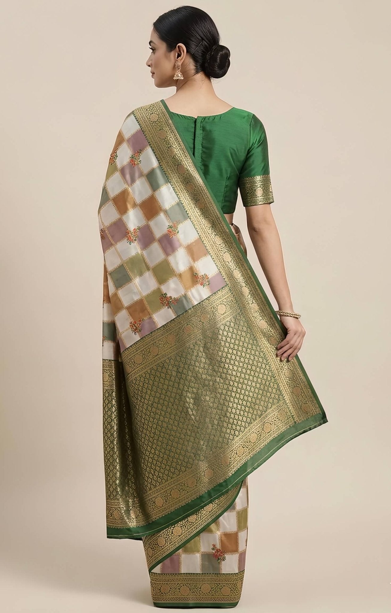 Multi Colour Silk Saree - Nirzara