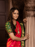 Pink Pure Paithani Saree - Nirzara