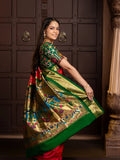 Pink Pure Paithani Saree - Nirzara