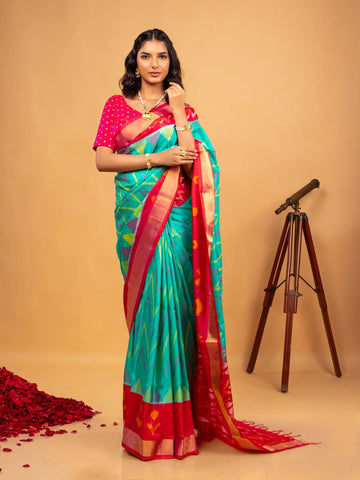 Pochampally Soft Silk Saree - Nirzara